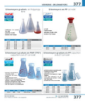 Erlenmeyers en PP col rodé