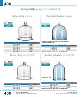 Cloches à bride à bouton