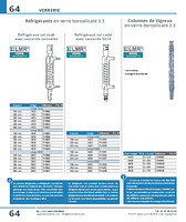 Réfrigérants de Vigreux en verre borosilicaté 3.3