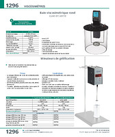Minuteurs de gélification