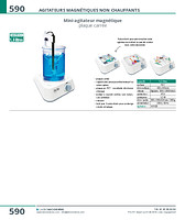 Mini-agitateur magnétique plaque carrée