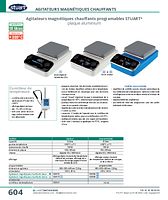 Agitateurs magnétiques chauffants programables STUART® plaque aluminium