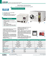 Autoclaves horizontaux à cycle de refroidissement rapide