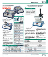 Thermoblocs à sec 130°C ou 200°C, 2 blocs indépendants, affichage digital