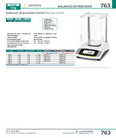 Balances de précision Entris® II écran tactile