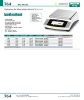 Balances de laboratoire Entris® II écran tactile