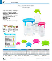 Couvercles en silicone réutilisables