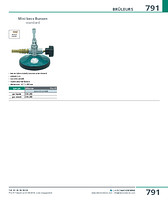 Mini becs Bunsen standard