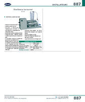 Distillateur horizontal 4 l/h