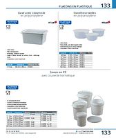 Seaux en PP avec couvercle hermétique