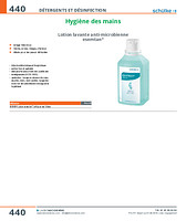 Lotion lavante anti-microbienne esemtan® en flacon ou bidon avec bouchon