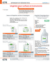 Lingettes désinfectantes en kit avec seau 1,5 litre
