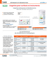 Lingettes nettoyantes et désinfectantes Mikrozid® sensitive sans alcool