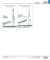 Pinces à usage unique en plastique ABS