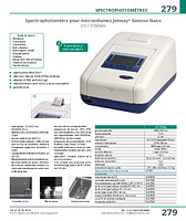 Spectrophotomètre pour microvolumes UV / VISibles Jenway® Genova Nano