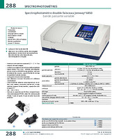 Spectrophotomètre double faisceau bande passante variable Jenway® 6850