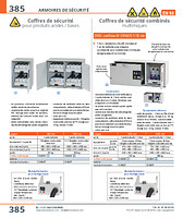 Coffres de sécurité combinés multirisques
