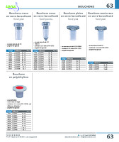 Bouchons creux en verre borosilicaté fond plat