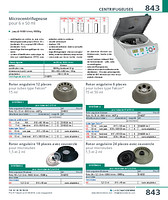 Microcentrifugeuse pour 6 x 50 ml