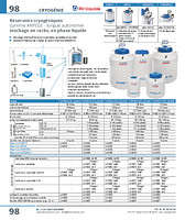 Réservoirs cryogéniques Gamme ARPEGE - longue autonomie stockage en racks, en phase liquide