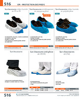 Surchaussures milieu humide en polyéthylène