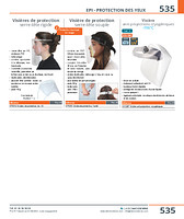 Visières de protection serre-tête souple