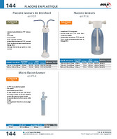 Flacons laveurs de Drechsel en FEP