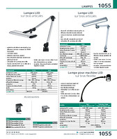 Lampe pour machine LED sur bras flexible