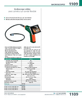 Endoscope vidéo avec caméra sur sonde flexible