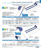 Cuillères poignée longue usage unique en bioplastique