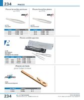 Pinces brucelles plates en PTFE
