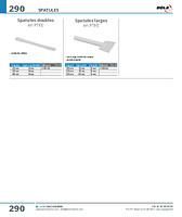 Spatules larges en PTFE Spatules en T en Polystyrène