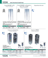 Cuves BRAND® en PS 4 faces optiques