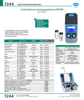 Colorimètres monoparamètres DR300 portatifs