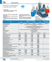 Titrateurs potentiométriques TITRALAB Série AT1000