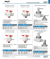 Vannes de régulation de débit