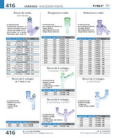 Raccords 4 rodages, 2 cols droits, 1 col 45°, PYREX®