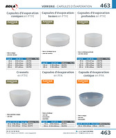 Capsule d'évaporation conique en PFA