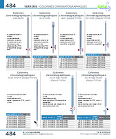 Colonnes chromatographiques avec plaque frittée