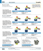 Bouchons GPI38/430 raccords capillaires et soupape de ventilation