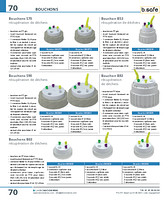 Bouchon B53 récupération de déchets