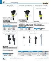 Insert filetage mâle S60 avec raccord pour entonnoir et contrôle de niveau