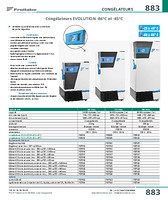 Congélateurs EVOLUTION -86°C