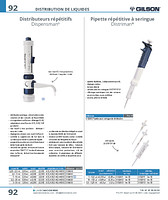 Pipette répétitive à seringue Distriman®
