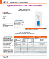 Spray désinfectant PERFORM® STERILE PAA