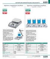 Agitateur magnétique chauffant 4 postes x 10 litres