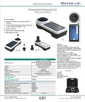 Photomètre PrimeLab 2.0 140 paramètres