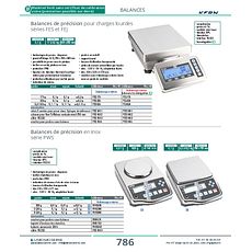 Balances de précision pour charges lourdes séries FES et FEJ