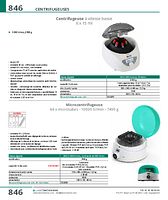 Centrifugeuse à vitesse basse 6 x 15 ml