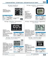 Horloge - calendrier - thermomètre radio-piloté